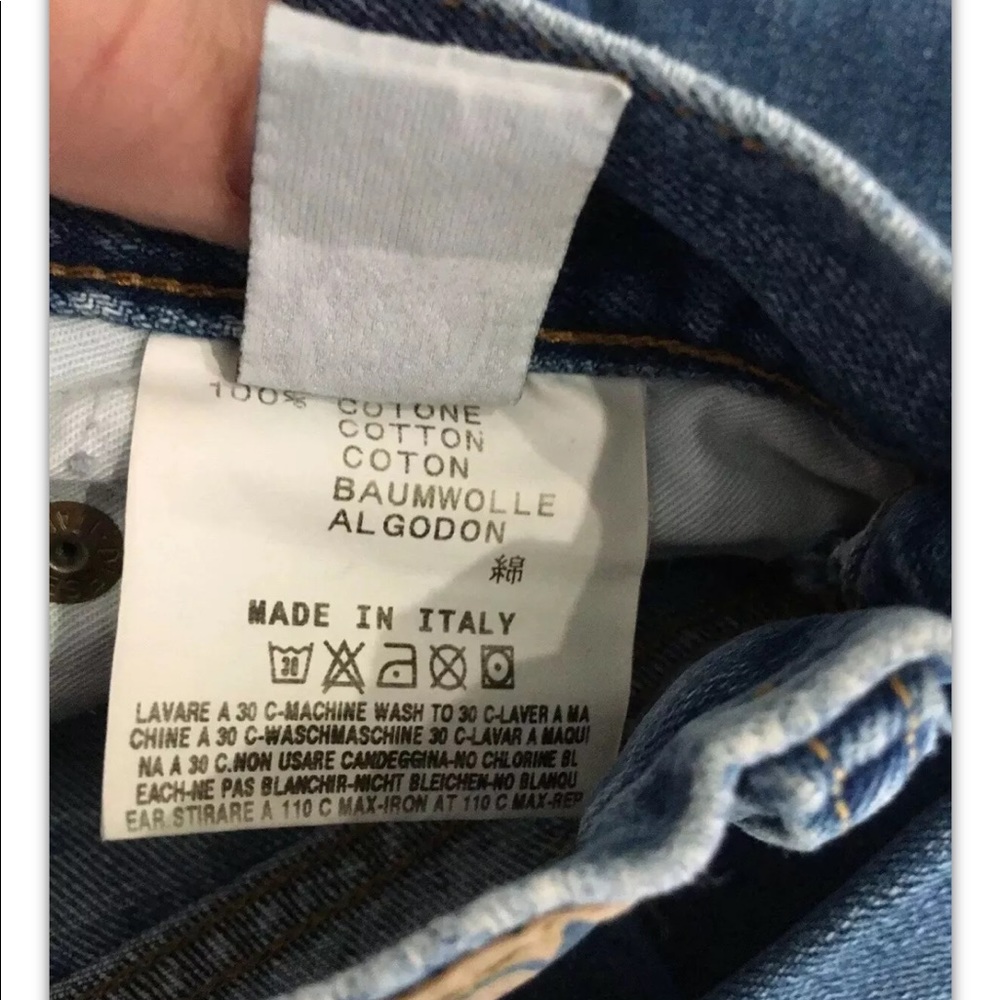 Diesel Jeans High Rise Italy Button Fly - Picture 4 of 6